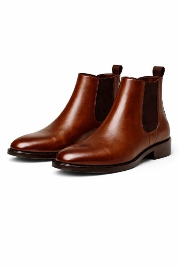 Classic Tan Leather Chelsea Boots